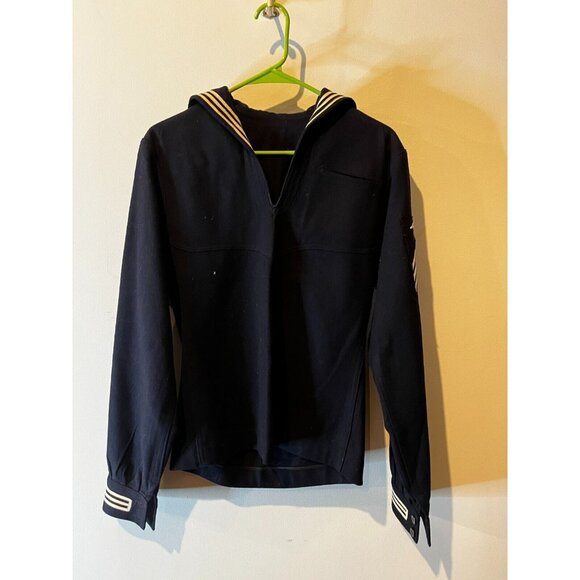 Vintage WW2 WWII US Navy Hospital Corpsman Dress Blue Uniform w patches - Picture 1 of 8